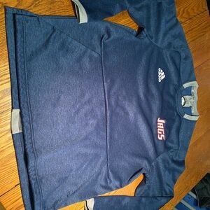Adidas Men's Navy Performance Fleece MLB Jacksonville Jaguars Large
